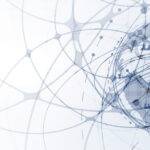 Abstract digital globe with interconnected network lines